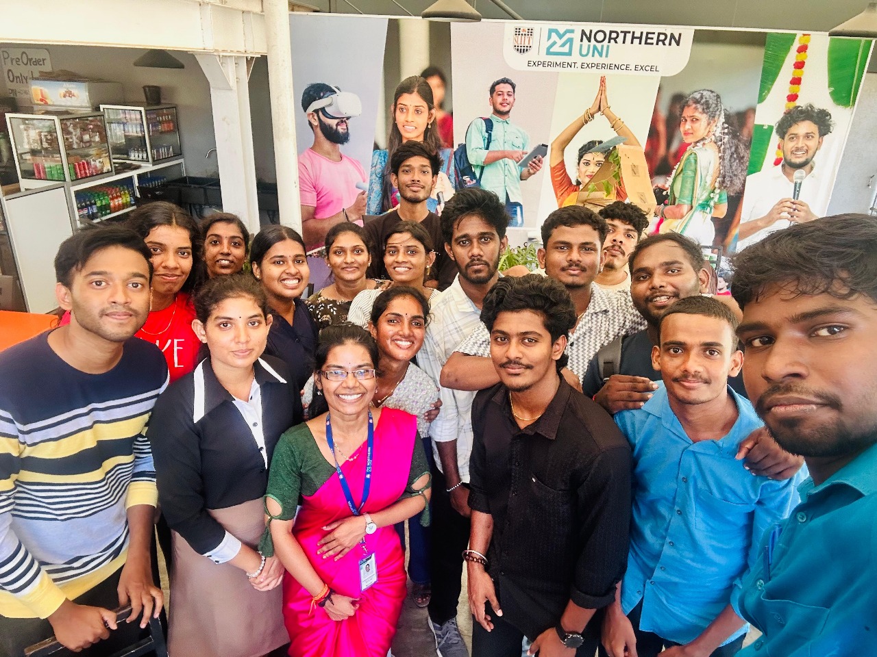 Food Festival - Group Photo with Faculty